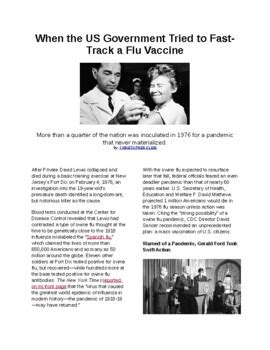 When the US Government Tried to Fast‑Track a Flu Vaccine